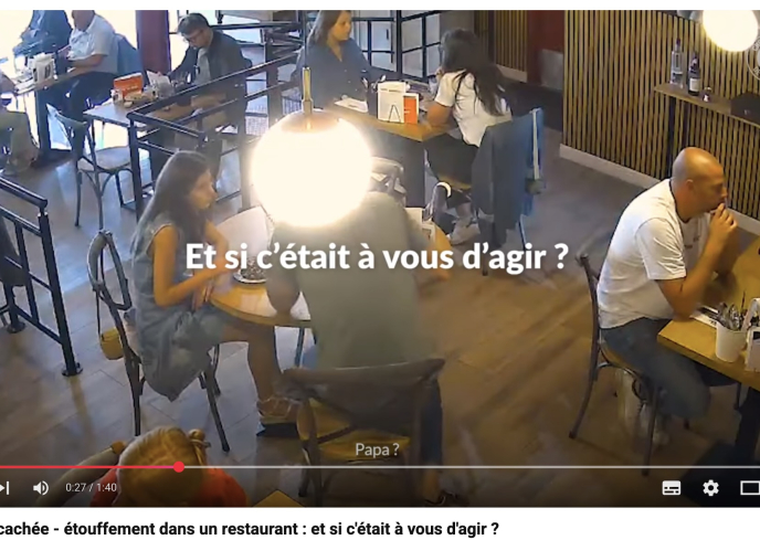 La croix rouge de Belgique diffuse une video choc qui aborde les premiers secours